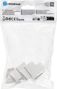 Aigostar  Kwadratowa listwa z PVC biała kolanko wewnętrzne 40 * 25 mm 4 szt. Kwadratowa listwa z PVC biała kolanko wewnętrzne 40 * 25 mm 4 szt. 5