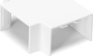 Aigostar  Kwadratowa listwa z PVC biała kolanko trójnik 40 * 25 mm 4 szt. Kwadratowa listwa z PVC biała kolanko trójnik 40 * 25 mm 4 szt. 1