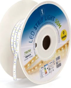 Taśma LED Aigostar  Taśma LED z układem scalonym Biała 50m 10mm Taśma LED z układem scalonym Biała 50m 10mm 1