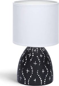 Lampa stołowa Aigostar  Ceramiczna lampa stołowa  E14 Ceramiczna lampa stołowa bez źródła światła E14 1