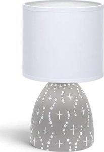 Lampa stołowa Aigostar  Ceramiczna lampa stołowa  E14 Ceramiczna lampa stołowa bez źródła światła E14 1