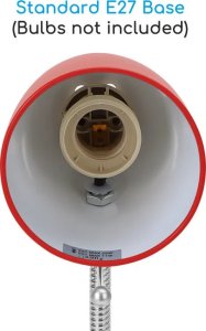 Lampka biurkowa Aigostar  czerwona 3