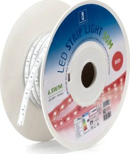 Taśma LED Aigostar  Taśma LED z układem scalonym Czerwona 50m 10mm Taśma LED z układem scalonym Czerwona 50m 10mm 1