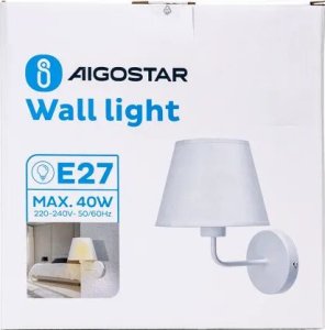 Kinkiet Aigostar  Dwukierunkowa lampa ścienna biała  GU10+E27 Dwukierunkowa lampa ścienna biała bez źródła światła GU10+E27 6