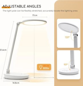 Lampka biurkowa Aigostar  biała 5