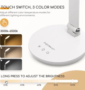 Lampka biurkowa Aigostar  biała 6