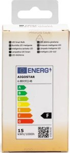Aigostar  Inteligentna żarówka WiFi WB A60 E27 15W RGB+CCT Inteligentna żarówka WiFi WB A60 E27 15W RGB+CCT 5