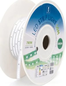 Taśma LED Aigostar  Taśma LED z układem scalonym Zielona 50m 8mm Taśma LED z układem scalonym Zielona 50m 8mm 1