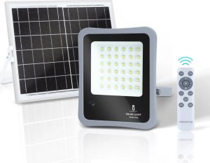 Naświetlacz Aigostar  Zestaw solarny o mocy LED 100W halogen rozdzielny panel oraz pilot Zestaw solarny o mocy LED 100W halogen rozdzielny panel oraz pilot 1