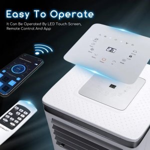 Klimatyzator Aigostar  Inteligentny klimatyzator przenośny sterowanie Wi-Fi 9000 BTU 3