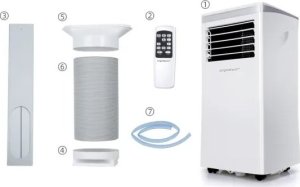 Klimatyzator Aigostar  Inteligentny klimatyzator przenośny sterowanie Wi-Fi 9000 BTU 6