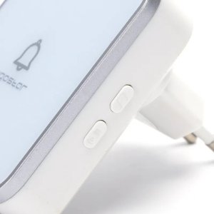 Aigostar  Bezprzewodowy dzwonek do drzwi na prąd zmienny biały i srebrny Bezprzewodowy dzwonek do drzwi na prąd zmienny biały i srebrny 3