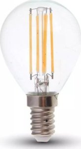 V-TAC Żarówka LED V-TAC 6W Filament E14 Kulka P45 VT-2466 6500K 600lm 1