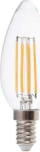 V-TAC Żarówka LED Filament V-TAC 4W Świeczka C37 E14 3xKlik Ściemnialna VT-2804 3000K 400lm 1