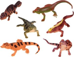 Figurka Jokomisiada Gady jaszczurki Zestaw jaszczurek 6szt ZA4189 8
