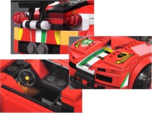 Jokomisiada Klocki sportowe auto 164 elem. + naklejki ZA4289 4