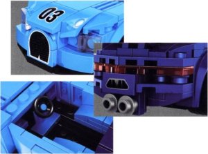 Jokomisiada Klocki techniczne samochód auto 139 ele ZA4288 6