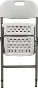 kontrast Solidne krzesło składane ogrodowe catering PARTY 47x58x87 cm białe 2