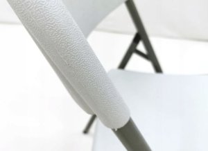 kontrast Solidne krzesło składane ogrodowe catering PARTY 47x58x87 cm białe 7