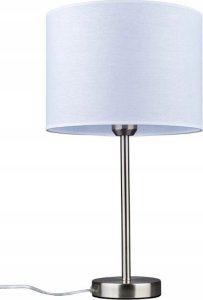 Lampa stołowa Topeshop Tamara lampa stołowa 1xE27 40W Satyna/Biały 1