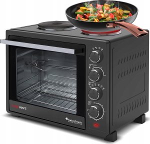 Mini piekarnik TurboTronic Piekarnik elektryczny 35L 1600w  + kuchenka elektryczna 2 palniki do gotowania TurboTronic 12