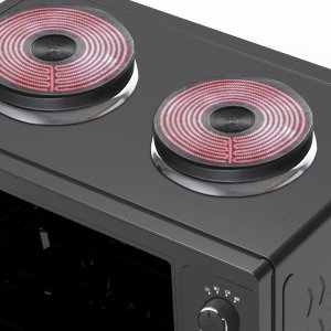 Mini piekarnik TurboTronic Piekarnik elektryczny 35L 1600w  + kuchenka elektryczna 2 palniki do gotowania TurboTronic 5