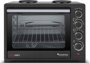 Mini piekarnik TurboTronic Piekarnik elektryczny 35L 1600w  + kuchenka elektryczna 2 palniki do gotowania TurboTronic 6