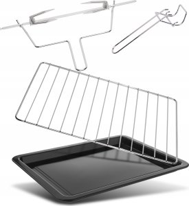 Mini piekarnik TurboTronic Piekarnik elektryczny 35L 1600w  + kuchenka elektryczna 2 palniki do gotowania TurboTronic 10