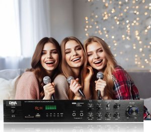 DNA DNA AMPLI 5.0 wzmacniacz dźwięku stereo HiFi Bluetooth USB SD FM AUX pilot 3