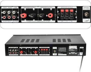 DNA DNA AMPLI 5.0 wzmacniacz dźwięku stereo HiFi Bluetooth USB SD FM AUX pilot 6