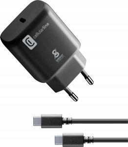 Ładowarka Cellular Line Cellularline USB-C SuperfastChargerKit 25W mitKabel f.Samsung 1