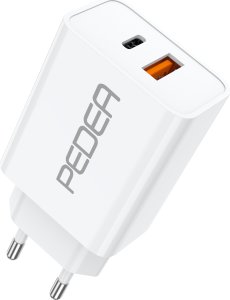 Ładowarka Pedea PEDEA Schnellladegerät Dual PD 20 Watt USB Typ A/C, weiß 11