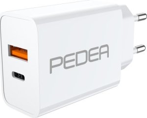 Ładowarka Pedea PEDEA Schnellladegerät Dual PD 20 Watt USB Typ A/C, weiß 8