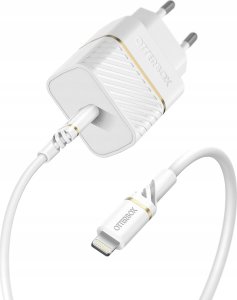 Ładowarka OtterBox OtterBox EU Wall Charger 20W USB-C, PD+USB C-Lightning 1m, wht 1