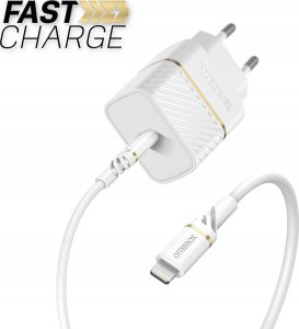 Ładowarka OtterBox OtterBox EU Wall Charger 20W USB-C, PD+USB C-Lightning 1m, wht 3