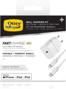Ładowarka OtterBox OtterBox EU Wall Charger 20W USB-C, PD+USB C-Lightning 1m, wht 4