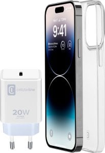 Cellular Line Cellularline Starter Kit Charger+Case f. iPhone 14 Pro Max 1