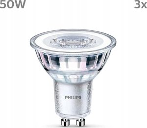 Signify Philips LED classic Lampa 50W GU10 Ciepła biel 355lm Srebrny 3er P 5