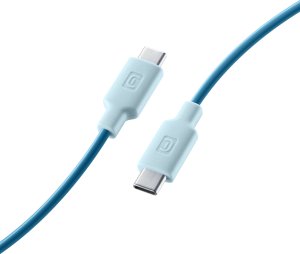 Kabel USB Cellular Line USB-C - USB-C 1 m Niebieski (USBDATAC2CSMARTB) 1