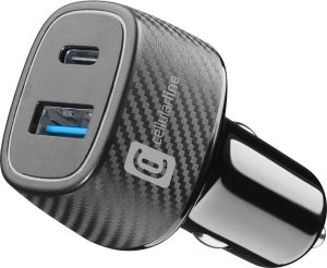 Ładowarka Cellular Line Cellularline USB Car Charger Multipower Ultra 30W Black 1