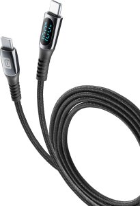 Kabel USB Cellular Line USB-C - USB-C 2 m Czarny (USBDATADISC2CTAB2K) 1