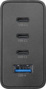 Ładowarka Cellular Line Cellularline Multipower Nano 100W Reiselader 4 Port GaN Black 2