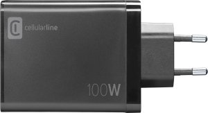 Ładowarka Cellular Line Cellularline Multipower Nano 100W Reiselader 4 Port GaN Black 3