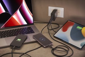 Ładowarka Cellular Line Cellularline Multipower Nano 100W Reiselader 4 Port GaN Black 5