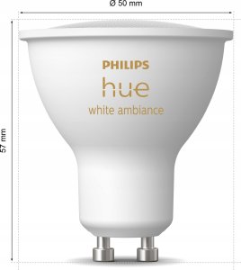 Signify Philips Hue White Ambiance GU10 Dreierpack 3x350lm* 3