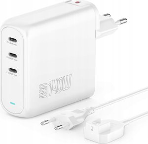 Ładowarka 4smarts 4smarts Ladegerät GaN Flex Pro 140W 3 USB-C, weiß 4