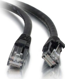 C2G Kabel / 1 m Mlded/Btd Black CAT5E PVC UTP PA 1