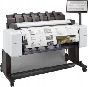 Ploter HP HP DesignJet T2600 PostScript - 914 mm (36") Multifunktionsdrucker - Farbe - Tintenstrahl - 914 x 8000 mm, 610 x 15000 mm (Original) - Rolle (91,4 cm x 91,4 m), 914 x 1219 mm (Medien) - bis zu 0.32 Min./Seite (Drucken) - 1 Rolle - Gigabit LAN 1