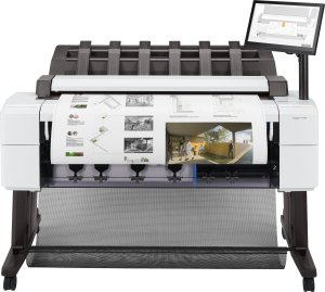 Ploter HP HP DesignJet T2600 PostScript - 914 mm (36") Multifunktionsdrucker - Farbe - Tintenstrahl - 914 x 8000 mm, 610 x 15000 mm (Original) - Rolle (91,4 cm x 91,4 m), 914 x 1219 mm (Medien) - bis zu 0.32 Min./Seite (Drucken) - 1 Rolle - Gigabit LAN 12