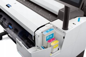 Ploter HP HP DesignJet T2600 PostScript - 914 mm (36") Multifunktionsdrucker - Farbe - Tintenstrahl - 914 x 8000 mm, 610 x 15000 mm (Original) - Rolle (91,4 cm x 91,4 m), 914 x 1219 mm (Medien) - bis zu 0.32 Min./Seite (Drucken) - 1 Rolle - Gigabit LAN 2
